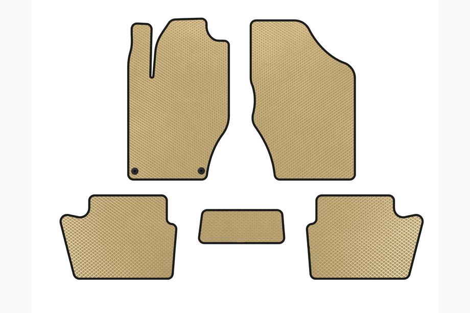 Citroen DS-4 2010–2015 EVA automatten (HB, voor facelift, beige) Image