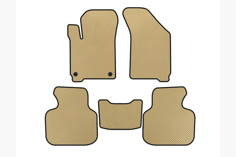 Dodge Journey 2008–2020 EVA automatten (2011-2020, 7-zits, Beige) Image