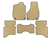 Dodge RAM (DS/DJ/D2) 2009–2024 EVA vloermatten (2009+, 5-zits/4-zits cabine, beige) foto 1
