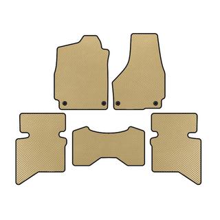 EVA vloermatten (2009+, 5-zits/4-zits cabine, beige) Dodge RAM (DS/DJ/D2) 2009–2024