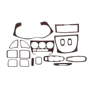 Dashboard sierlijsten in houtlook Hyundai Accent 2000–2006