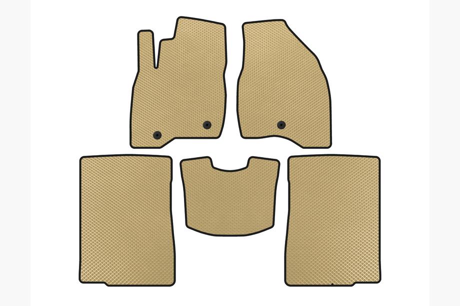 Ford Explorer 2011–2019 EVA automatten (2015-2017, 2 rijen, 7-zits, beige) Image