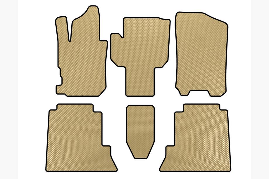Honda FR-V 2004–2009 EVA automatten (Beige) Image
