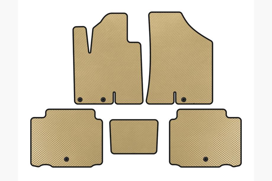 Hyundai IX55 2007–2012 EVA automatten (Beige) Image