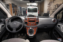 Citroen Berlingo 2008–2018 Dashboard sierlijsten pianozwart foto 1