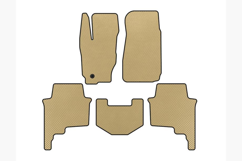 Jeep Commander 2005–2010 EVA automatten (Beige) Image