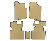 Kia Carens 1999–2012 EVA automatten (2006-2012, 2 rijen, 7-zits, beige) foto 1
