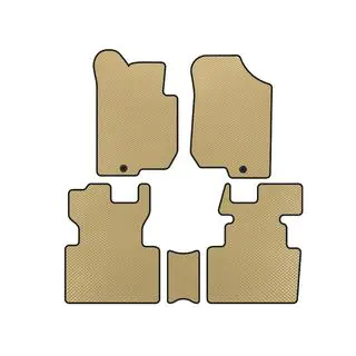 EVA automatten (2006-2012, 2 rijen, 7-zits, beige)
