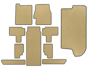 Kia Carnival 2002–2013 EVA automatten (complete set voor het interieur, beige) foto 1