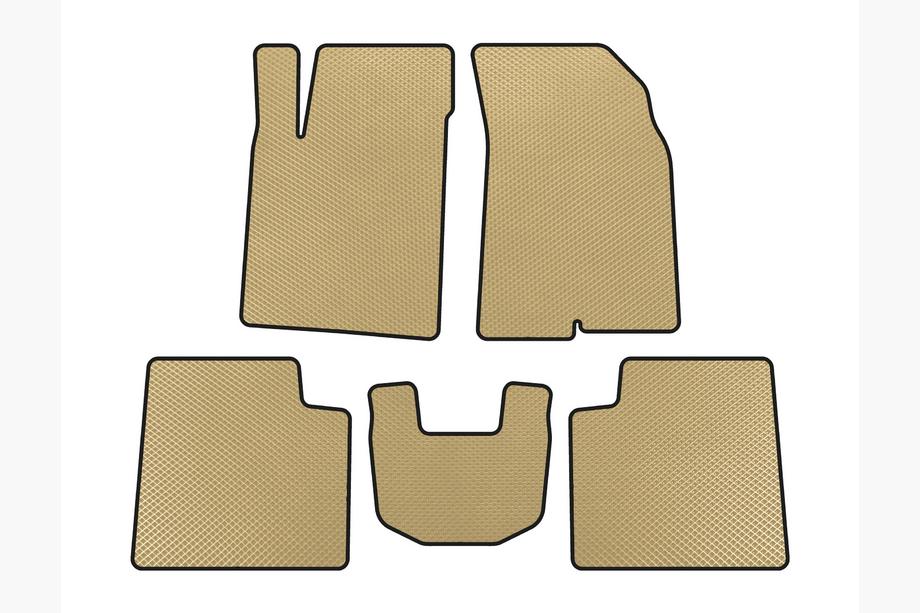 Kia Opirus 2003–2010 EVA automatten (Beige) Image