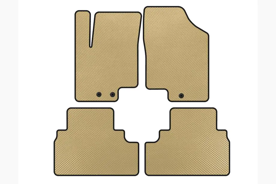 Kia Venga 2010–2019 EVA automatten (Beige) Image