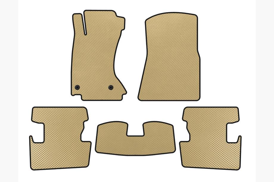 Lexus IS 2005–2013 EVA vloermatten (vierwielaandrijving, beige) Image