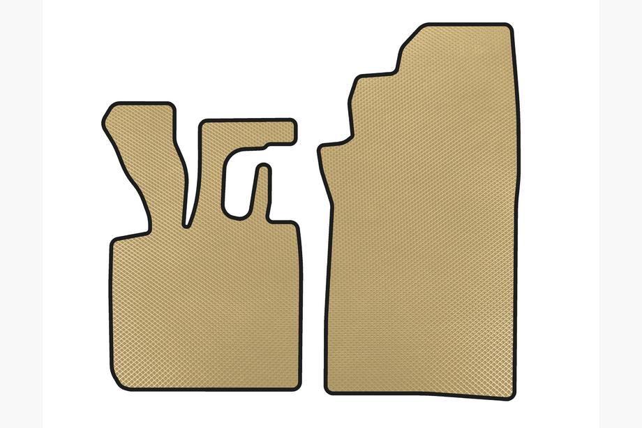 Smart 1998–2007 EVA vloermattenset interieur (1998-2003, Cabriolet, Beige) Image