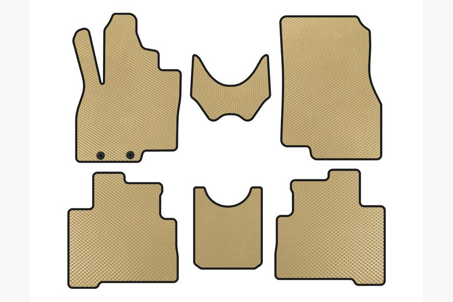 Mitsubishi Grandis 2003–2011 EVA automatten (2 rijen, beige) Image
