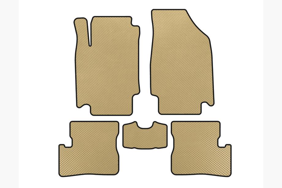 Nissan Micra K12 2003–2010 EVA automatten (HB, Beige) Image