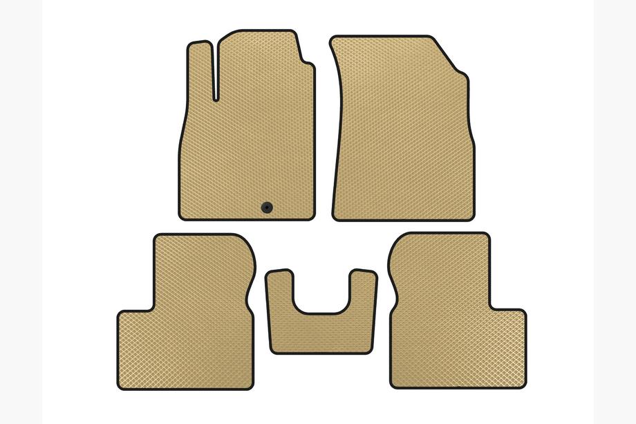 Nissan Micra K13 2011–2016 EVA automatten (Beige) Image