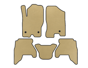 Nissan Pathfinder R51 2005–2014 EVA vloermatten (2 rijen, Beige, 2010-2014) foto 1