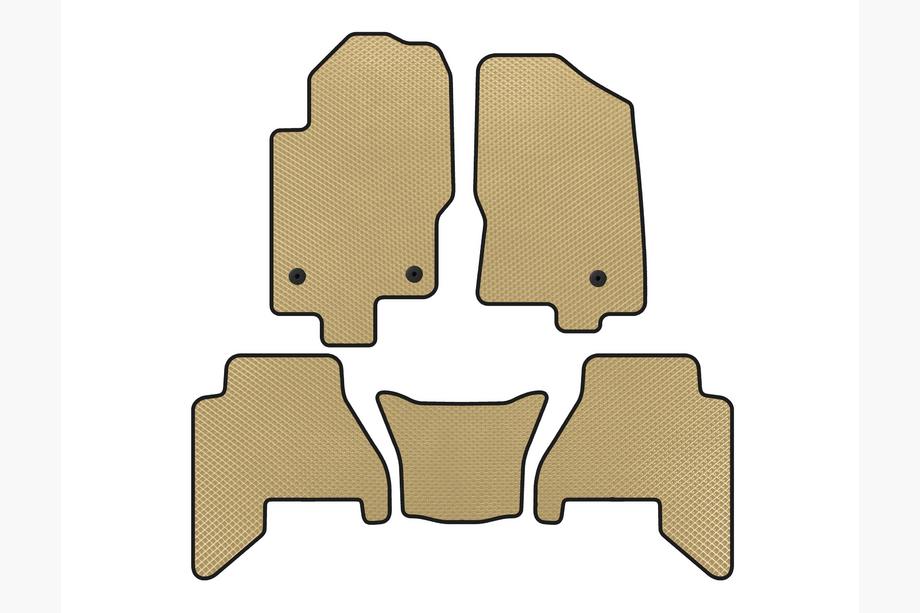 Nissan Pathfinder R51 2005–2014 EVA V2 vloermatten (2 rijen, beige, 2010-2014) Image