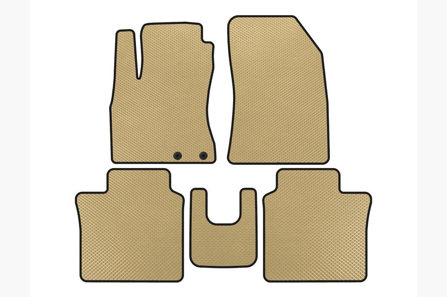 Nissan Note 2012–2020 EVA automatten (HB, Beige) Image