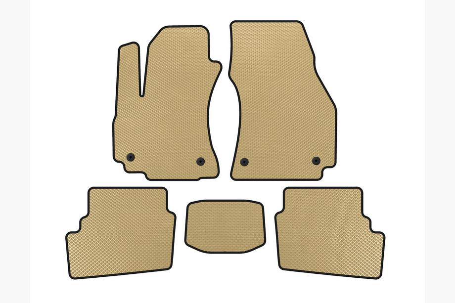 Opel Zafira A 1998–2005 EVA automatten (2 rijen, 2003-2005, 7-zits, beige) Foto 1