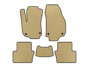 Opel Zafira B 2005–2011 EVA automatten (2 rijen, beige) foto 1