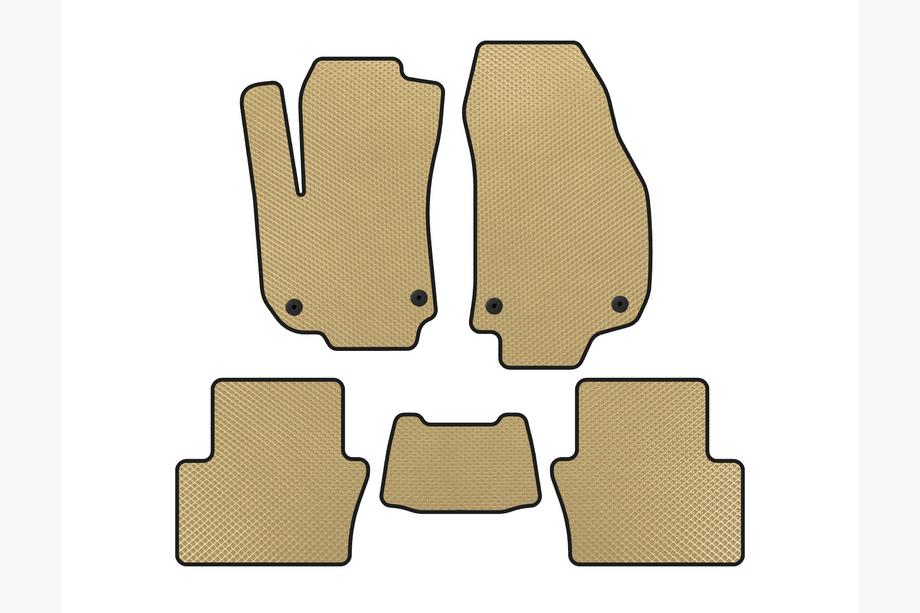 Opel Zafira B 2005–2011 EVA automatten (2 rijen, beige) Image