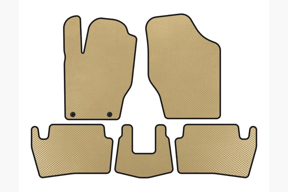 Peugeot 307 2001–2008 EVA automatten (2001-2005, HB, 5-deurs, beige) Image