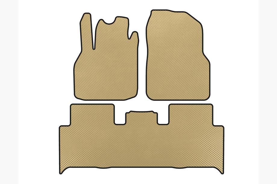 Renault Scenic/Grand 2003–2009 EVA automatten (2 rijen, beige) Image