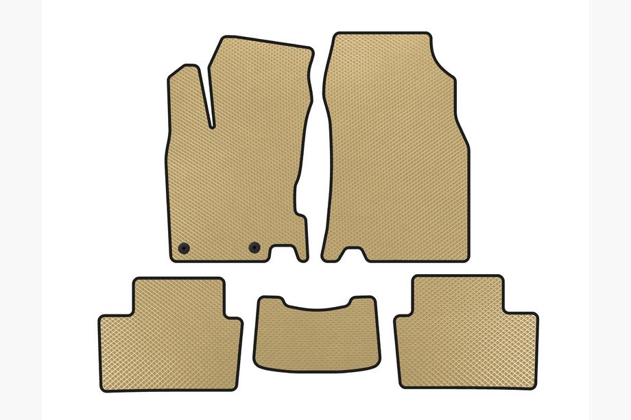 Renault Kadjar 2015–2022 EVA automatten (2015-2018, Beige) Image