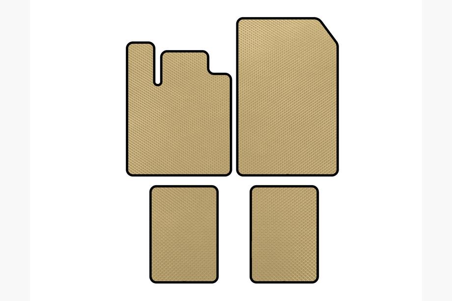 Renault Twingo 2007–2014 EVA automatten (Beige) Image