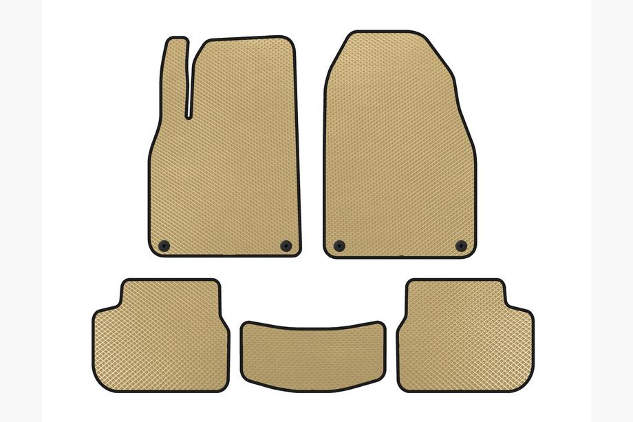 Saab 9-3 2002–2014 EVA automatten (Beige) Foto 1