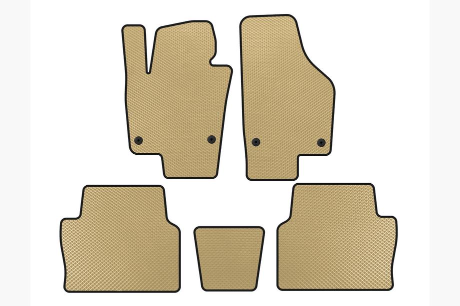Seat Alhambra 2010– EVA automatten (2 rijen, beige) Image