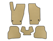 Seat Ibiza 2010–2017 EVA automatten (2010-2012, HB, 5-deurs, beige) foto 1