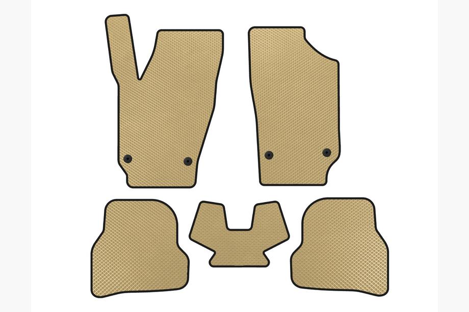 Seat Ibiza 2010–2017 EVA automatten (2010-2012, HB, 5-deurs, beige) Image
