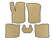 Seat Leon 1999–2005 EVA automatten (HB, 5-deurs, beige) foto 1