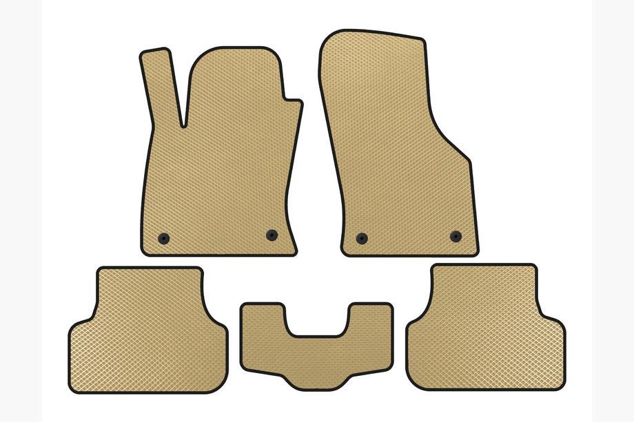 Seat Leon 2013–2020 EVA vloermatten (2013-2016, SW, Beige) Image