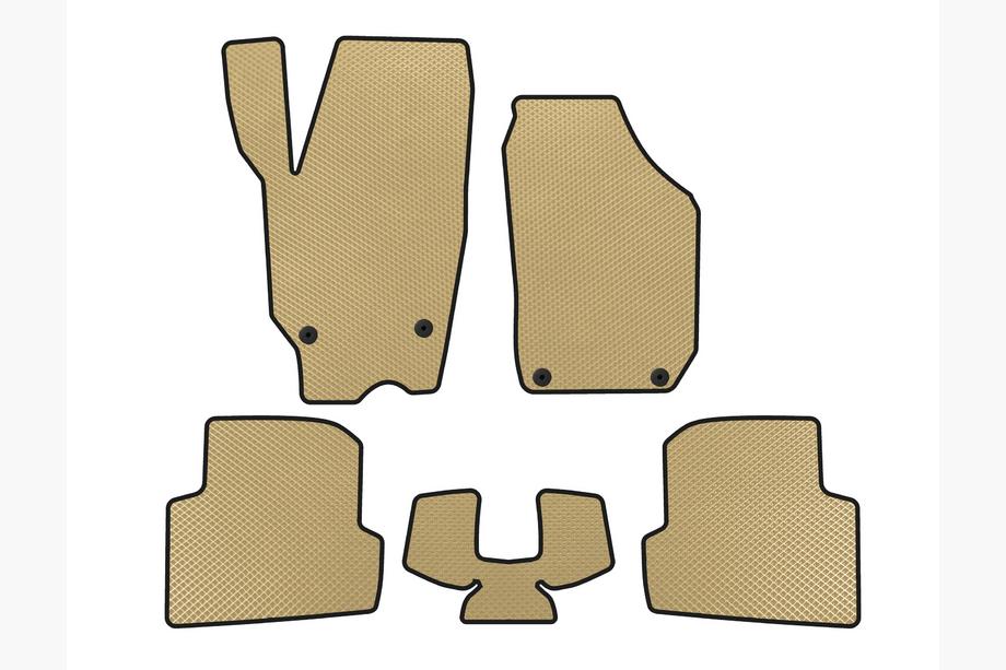 Skoda Fabia 2007–2014 EVA automatten (2010-2014, SW, beige) Image