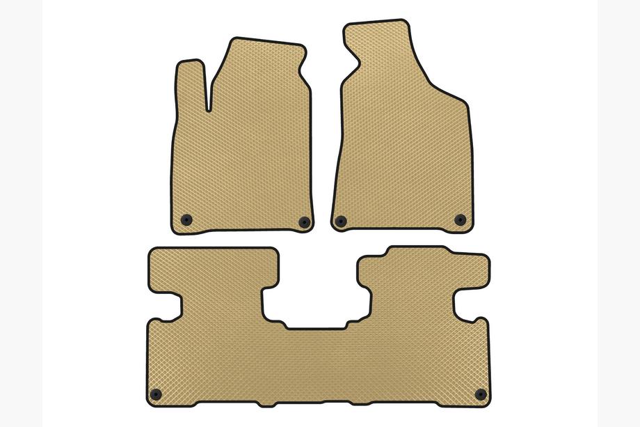 SsangYong Korando 2010–2019 EVA automatten (2010-2016, Beige) Image