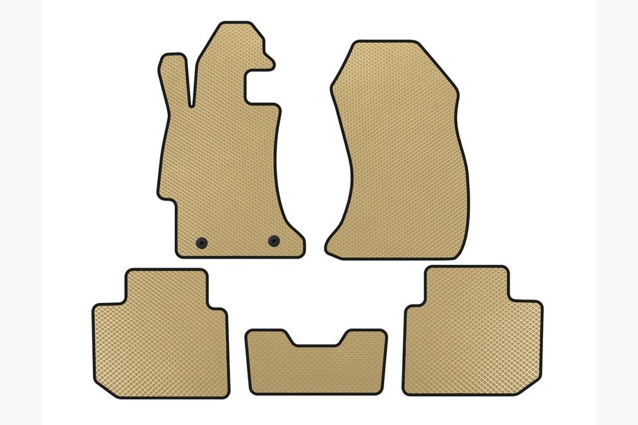 Subaru Impreza 2011–2016 EVA vloermatten (SD, Beige) Image