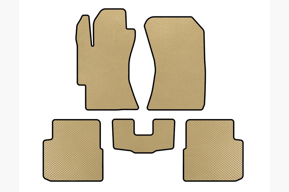 Subaru Impreza 2007–2011 EVA automatten (HB, Beige) Image
