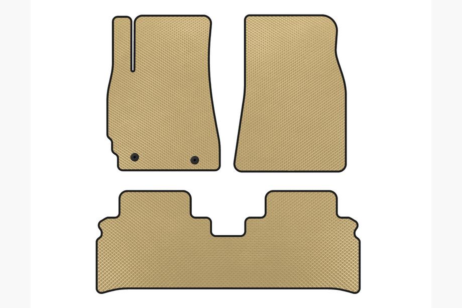 Toyota Highlander 2000–2008 EVA automatten (Beige) Image