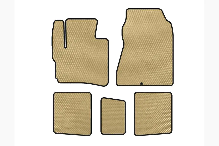 Toyota IQ 2008–2015 EVA automatten (HB, Beige) Image