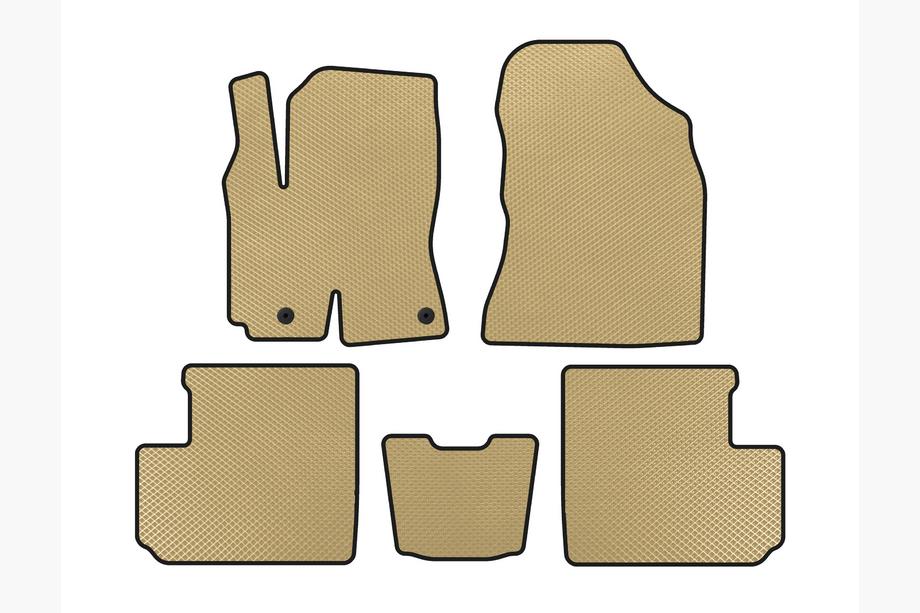 Toyota Rav 4 2001–2005 EVA automatten (Beige) Image
