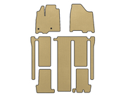 Toyota Sienna 2010–2020 EVA automatten (3 rijen, beige) foto 1