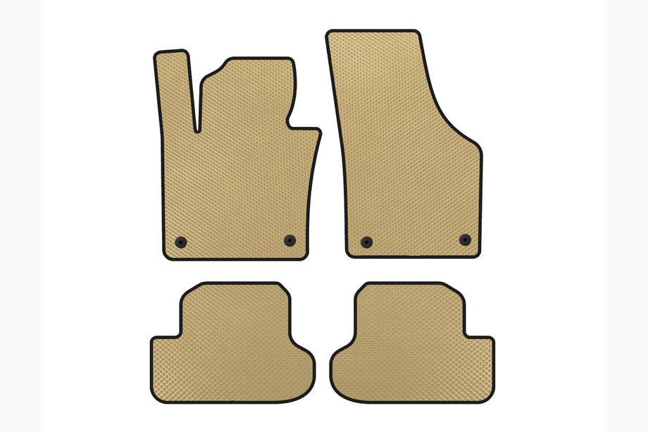 Volkswagen Beetle 2011–2015 EVA automatten (HB, Beige) Image