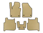 Volkswagen Touran 2003–2010 EVA automatten (2 rijen, 2006-2010, 7-zitter, beige) foto 1