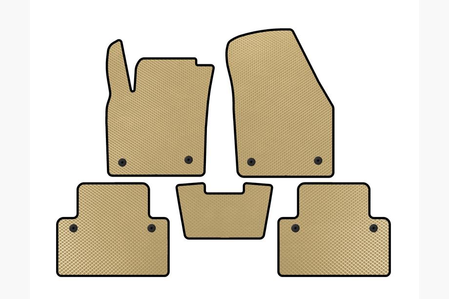 Volvo C30 2006–2012 EVA automatten (HB, 3-deurs, beige) Image