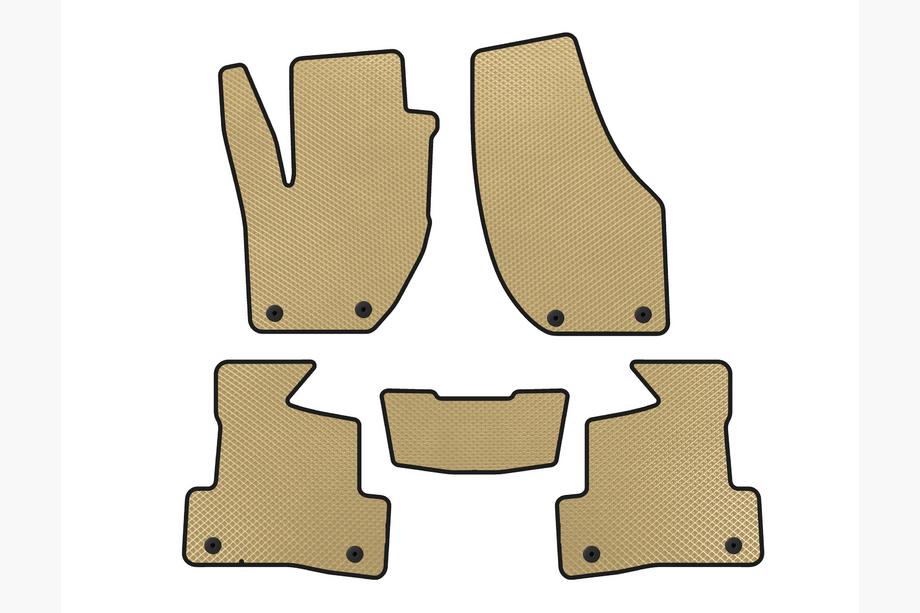 Volvo V40 2012– EVA automatten voor interieur (2012-2016, HB, Beige) Image