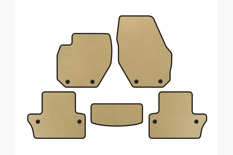 Volvo V60 2011–2018 EVA automatten (SW, beige) Image