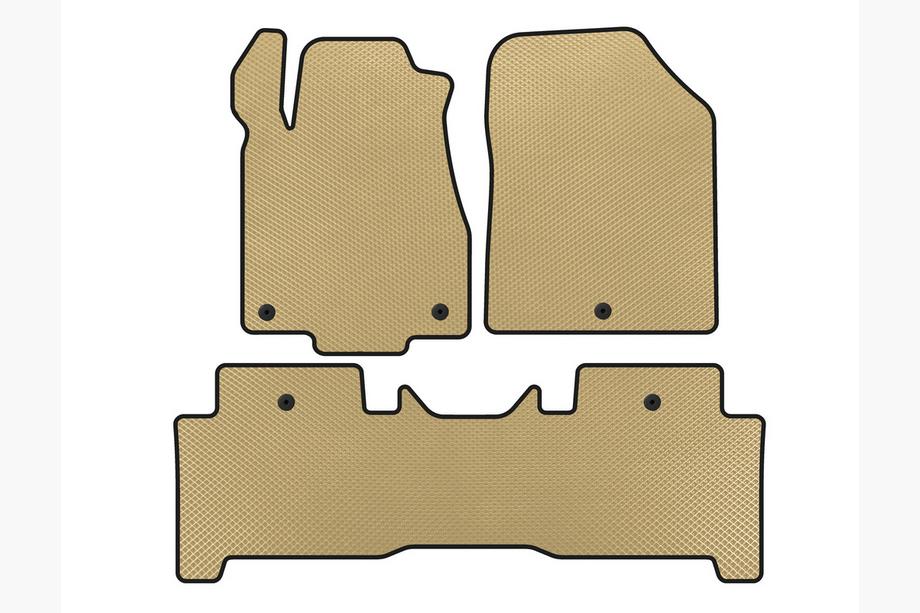 Acura MDX 2007–2013 EVA automatten (2 rijen, beige) Image